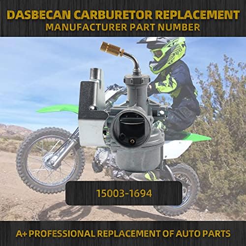 Карбуратор Dasbecan 15003-1694 съдържание на Въглехидрати е Съвместим с Kawasaki KLX110 KLX 110 2002-2020