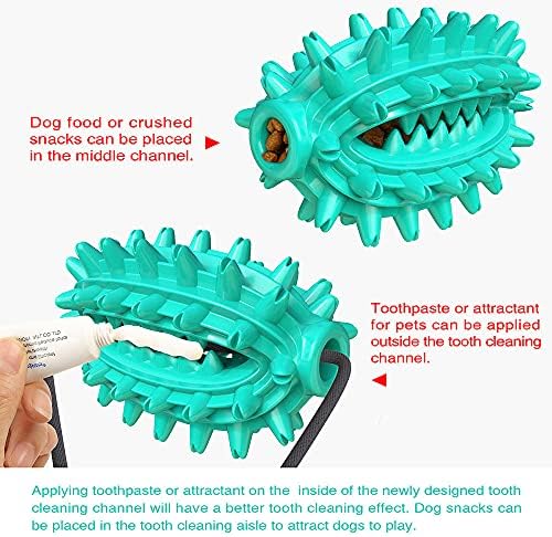 Играчка за кучета с двойно Всасыванием, Играчка за привеждане в съответствие хапят местни зъби, Интерактивен Топка за