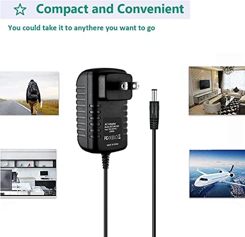 Ac/dc Гай-Tech, който е Съвместим с Lorex LNC254 LNC254-C LNC254-2PK 720p HD Безжична Мрежова Камера с Превръщането Наклон,