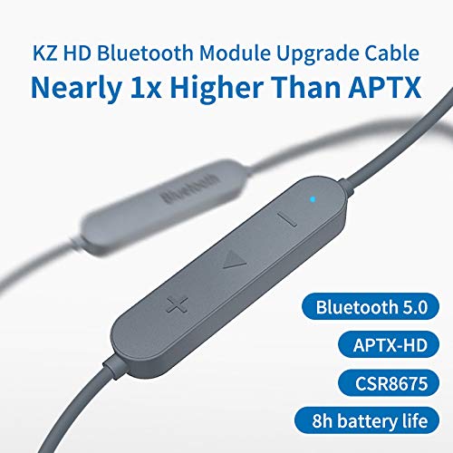 G. K KZ Обновен кабел, Bluetooth 0,75 ММ C ПИН IPX5 Водоустойчив Bluetooth 5,0 Шумоподавляющий Bluetooth Кабел с чип