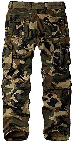 Мъжки Ежедневни Панталони в стил Милитари BDU, Тактически Камуфляжные Работни Панталони-Карго с 8 Джоба Wild Army Combat