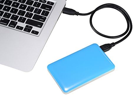 Преносим външен твърд диск BIPRA U3 с 2,5-инчов интерфейс USB 3.0 за Mac Edition - синьо (750 GB)