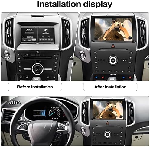 2 + 32G Android 11 Авто радио Стерео за Ford Edge 2011-2015, Безжичен Carplay Android Auto, 9 Сензорен екран, 2 Din и