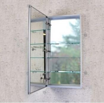 Безупречен Комплект за баня с Огледало и Встраиваемым монтиране на стена или на повърхността