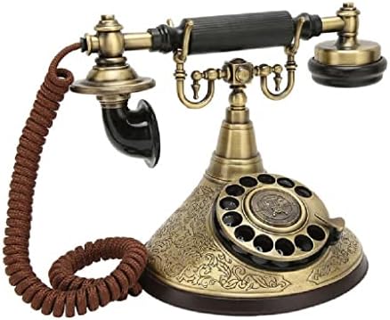 N/A Ретро Телефон С Въртящ се Набор от Стаята, Кабелна Старомоден Телефон с възможност за Регулиране на силата на Звука
