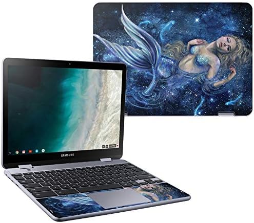 Калъф MightySkins, съвместим с Samsung Chromebook Plus LTE (2018) - Starlight Swim | Защитен, здрав и уникален винил