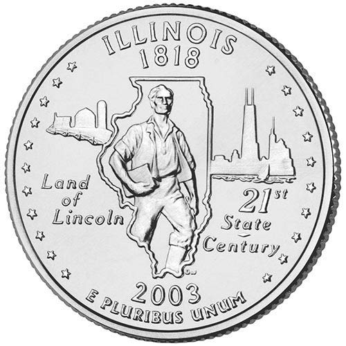 2003 D BU Избор тримесечие на щата Илинойс, Без да се позовават на Монетния двор на САЩ
