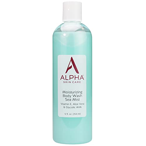 Хидратиращ средство за измиване на тялото Alpha Skin Care | формула против Стареене | Гликолова алфа-гидроксикислота