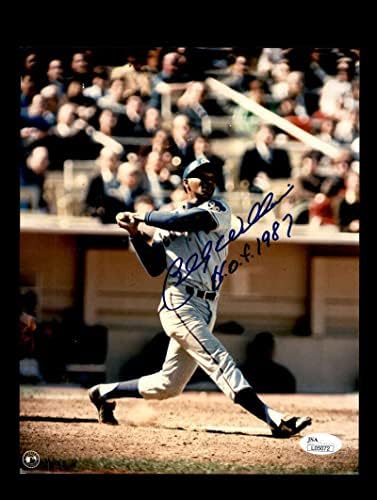 Били Уилямс, JSA, Подписано Автограф върху снимката 8x10 за Малките Снимки на MLB С автограф
