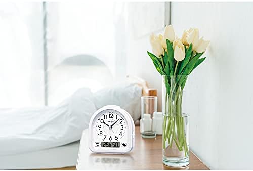 Часовници-часовник Seiko KR512W, Бели Перли, 4,4 х 4.3 х 2.2 инча (112 х 108 х 55 мм)