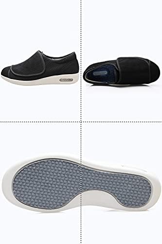 Дамски широка обувки strywoik - Регулируема ширина на разходка, Удобни Дамски обувки за диабетици при Диабетическом отеке,