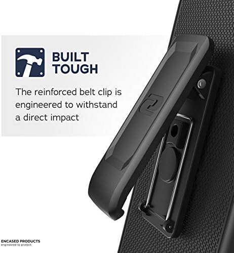 Чанта-кобур с клипс за колан за Galaxy S8 Plus - Надеждна засаждане DuraClip Shell Комбинация с поставка за Samsung S8