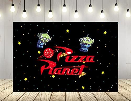 Червената Планета Пица Фон за Парти по случай рождения Ден на Доставка Outspace Baby Shower Банер за Украса на Парти