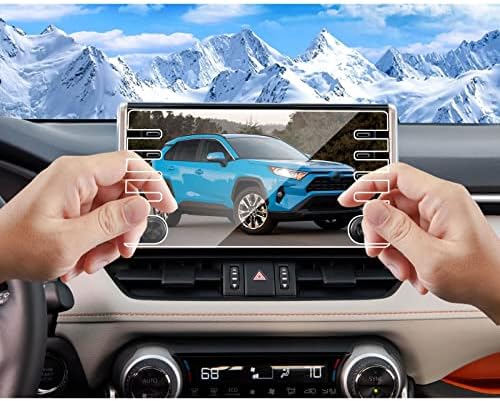 DSDFGH За 2021 2022 Toyota RAV4 Защитно фолио за екрана, 9-Инчов LCD сензорен екран 2021 2022 RAV4 Prime XSE Защитен