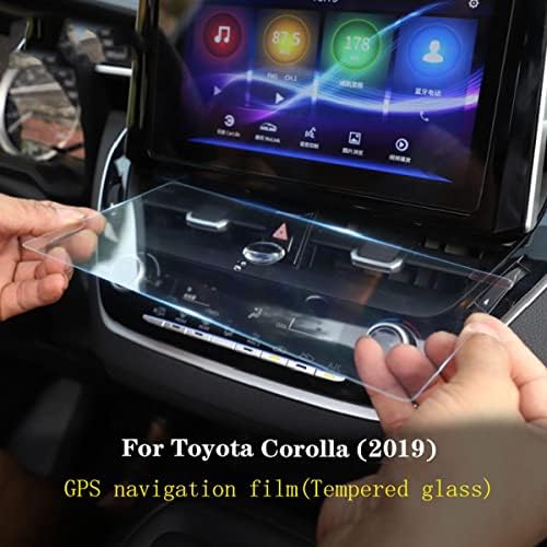 Funiur Авто Екрана на Таблото, От Закалено Стъкло Филм GPS за измерване на Скоростта Защитно Фолио Аксесоари， за Toyota