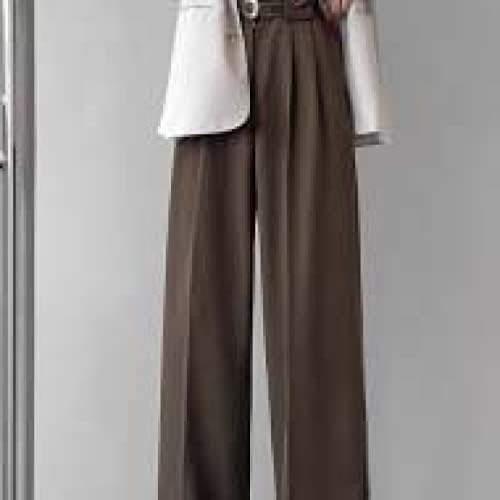 Дамски спортни панталони за йога KKONION с джобове от Быстросохнущего Полиестер, Дълги Панталони за офиса