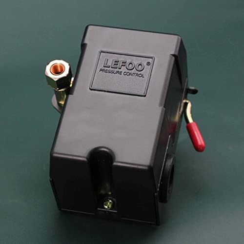 Регулатор на налягане въздушен компресор с разгрузчиком и лост за включване/изключване е Съвместим с въздушен компресор