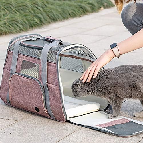 Чанта за транспортиране на кучета и Котки ZHYING, 2 Начина на Употреба, богат на функции Пътна Чанта За домашен Любимец