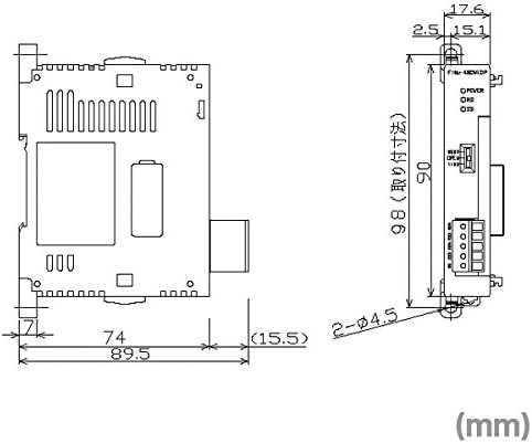Специален адаптер MITSUBISHI ELECTRIC FX3U-485ADP-MB (за комуникация по протокол RS-485) NN