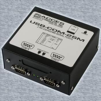 Двоен адаптер USB към сериен интерфейс RS-232/422/485 (USB-COM-2SM)