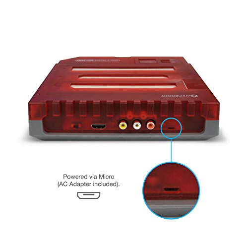 Игрова конзола Hyperkin RetroN 3 HD 3 в 1 в ретро стил, за NES, Super Famicom и Genesis/ Mega Drive (Jasper Red) - Super