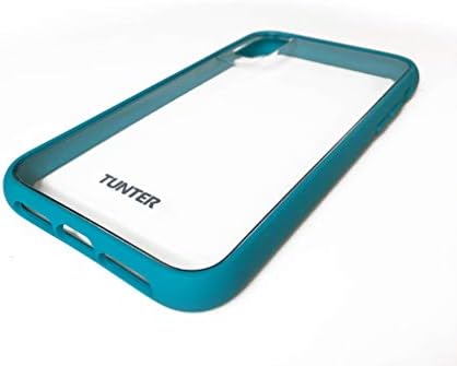 Калъф за мобилен телефон Tunter за TPE, PC, iPhone Xs Max - Кристално Чист с небето-синьо модел