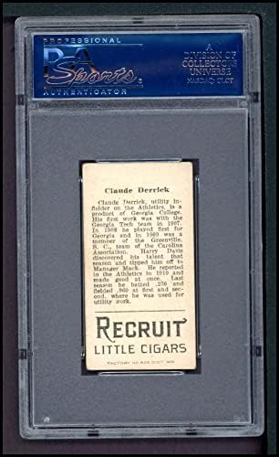 1912 T207 Клод Дерик Филаделфия Атлетикс (Бейзболна картичка) PSA PSA 4.50 Лека атлетика