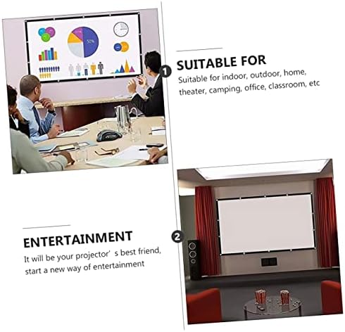Прожекционен Екран SUPVOX 100 Портативен Прожекционен Екран Екран за проектор в помещението Портативен Екран Екран за