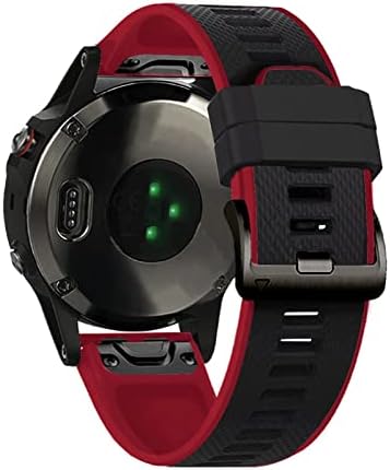 KQOO 26-22 ММ Силиконови Быстроразъемные Каишки За Ръчни Часовници на Garmin Fenix 6X6 Pro Smart Watch Easyfit Гривна