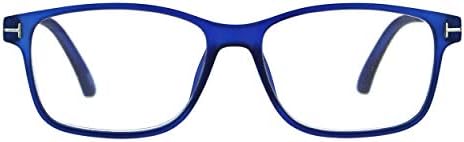 Очила за четене с по-голяма лупа Класическа правоъгълна рамка пружинен шарнир