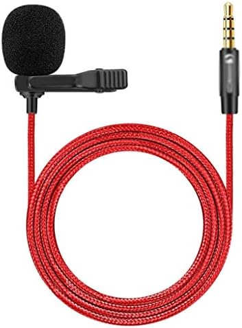 Микрофон SJYDQ 3,5 мм Ненасочено Кондензаторен микрофон с Поддръжка на кондензатора Високата чувствителност на 360 °