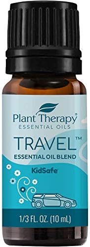 Смес от етерични масла Plant Therapy Travel 10 мл (1/3 унции) е Чист, Неразбавленное, Естествено Ароматерапевтическое,