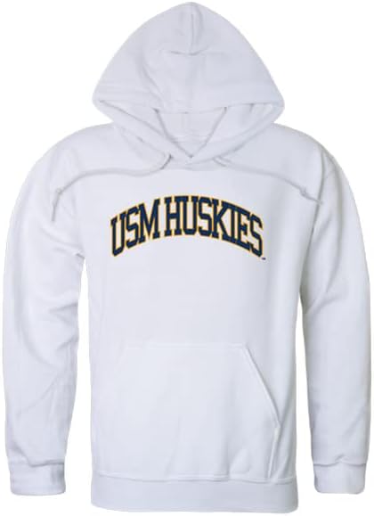 W Republic University of Southern Maine Хъски Училищен Пуловер Hoody с качулка