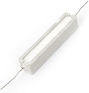 Aexit 20 W Фиксирани Резистори 2 Ω 5% Керамичен Цимент Сила Резистор Бял Единични Резистори 2 бр.