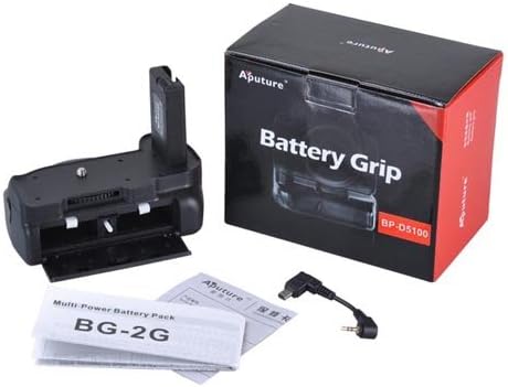Вертикална дръжка на Aputure Battery BP-D5100 за Nikon D5100, Мултифункционален Акумулаторен блок