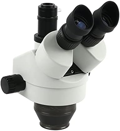 ZHUHW Промишлен Тринокулярный Стереомикроскоп Увеличаване на Непрекъснато Увеличение 7X - 45Ч за Ремонт на печатни Платки