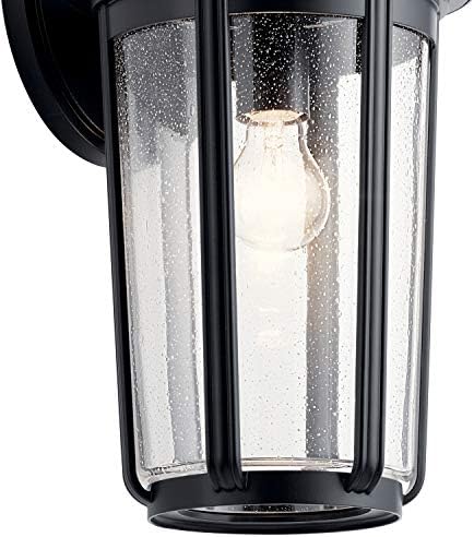 Kichler Lighting Fairfield 17,25-инчов, с монтиран на стената лампа 1 Light черен цвят
