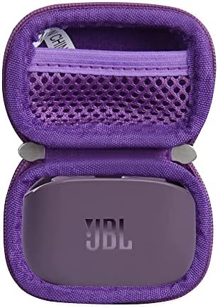 Твърд пътен калъф Hermitshell за JBL Vibe 100 TWS - Истински Безжични слушалки в ушите (черен)