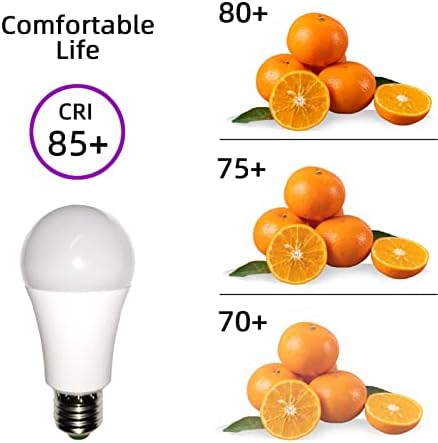 LIENNGKE E26 Led Лампа 7 w 100 W Еквивалент, Халогенни Флуоресцентна Светлина Бяла 6000 До 1000lm E27, Лампа с датчик