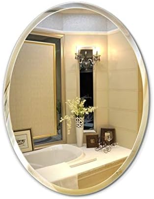Голямо стенно огледало ZCHAN Clean, Овално Тоалетен огледало, огледало за тоалетка маса, за коридора, Хол, Баня, аксесоари