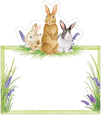 Картички за рязане на зайци Каспари и Нарциси, 24 бр.