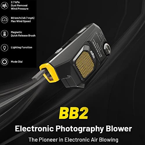Комплект Nitecore BB2 Е-Вентилатор за пречистване на въздуха с дръжка за почистване, Налягане на вятъра за премахване