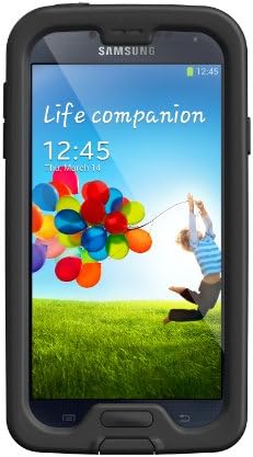 Водоустойчив калъф LifeProof за Samsung Galaxy S4 - на Дребно опаковка - ЧЕРЕН / ПРОЗРАЧЕН