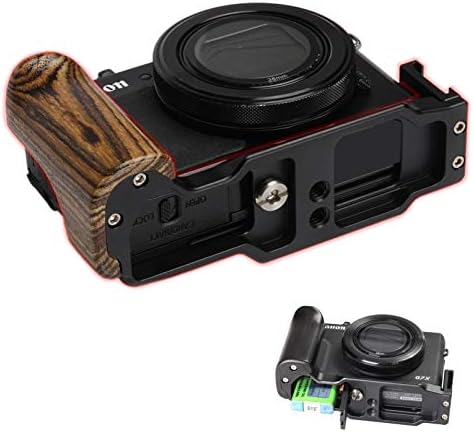 Бързо монтажна Плоча WEPOTO G7XMarkII Grip Допринася за Сцепление Предпазва Камерата от Износване за Canon PowerShot
