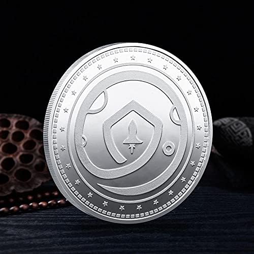Възпоменателна Монета, Позлатена Сребърна Цифров Виртуална Монета Лъки Coin Криптовалюта 2021 са подбрани Монета с Ограничен