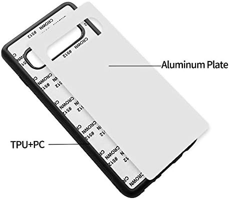 O BOSSTOP 5 БР. Сублимационный Празен Калъф за телефон Samsung Galaxy S10, Мек Гумен Защитен Калъф, устойчив на удари