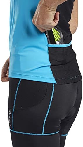 Те Women ' s Основната Tri Tank – Жена на майк за спортен триатлон с 3 задните джобове, сетчатыми вложки и цип Cam Lock