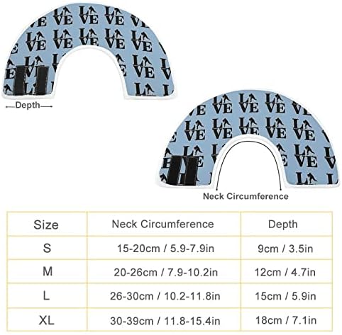 Любовен Хокей Нашийник За Кучета с Конус, Регулируем Нашийник За Възстановяване на Домашни Любимци Защитен Нашийник за