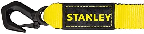 Теглене каишка STANLEY S1053 Черно /Жълто 2 x 30 Тройна кука (якост на опън 9000 паунда) за превозни средства за отдих
