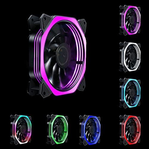 SDFGH 120 ММ Процесора Охладител RGB Fan 12 В Корпуса на компютъра Тихо Охлаждащ Вентилатор с led подсветка Безшумен